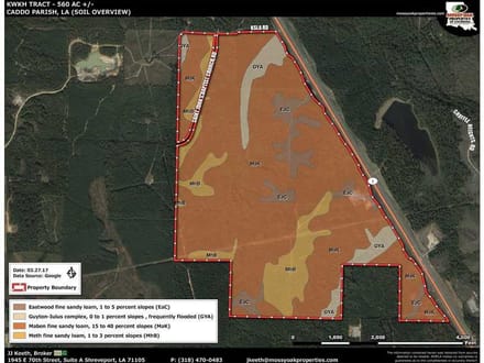KWKH West Tract, Caddo Parish, 590 Acres +/-